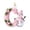 C, variant on Acrylic Letter Christmas Ornament Pink Snowman Monogram Hanging Decoration with Initial for Xmas Tree Gift for Friends (3.15In)