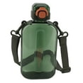 thumbnail image 2 of Botella De Agua Plana, Material De PC A Prueba De Fugas, Botella De Bebida Portátil Cuadrada Delgada De 750 Ml Para Deportes Al Aire Libre, Fitness, Camping, Senderismo,, 2 of 7