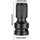 thumbnail image 3 of 3 adaptadores de zócalo hexagonal de 1/2 cuadrado a 1/4, convertidor de mandril de liberación rápida, llave de tubo hexagonal de trinquete para llave de trinquete de impacto y soporte de puntas de, 3 of 6