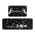 thumbnail image 1 of Binwennn Kitchen Carpet (2 Pieces) Pumpkin Alphabet Kitchen Carpet Washable Cushion Comfortable Kitchen Carpet Set Soft Rugs Rugs for Kids Room Fuzzy Blanket Throw Fuzzy Area Rug for Bedroom Blankets, 1 of 8