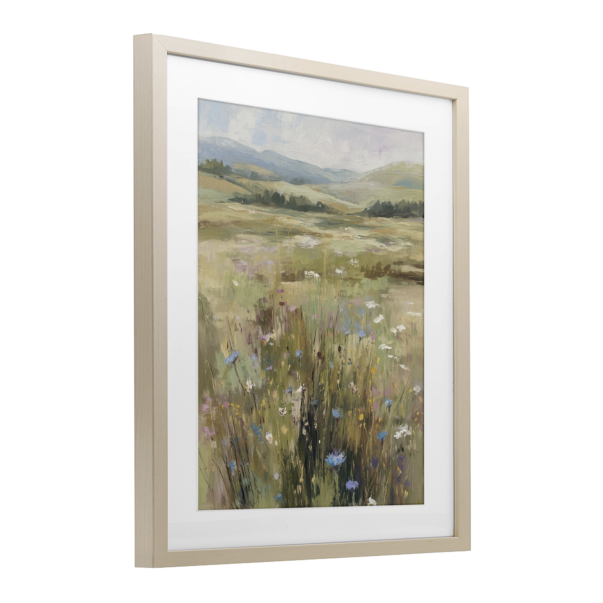 Stupell Industries Breezy Pastures Impression Birch Framed Print Under Glass, design by Svetlana Aleynikova