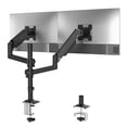 thumbnail image 1 of Soporte Doble para Monitor WALI Negro con Resorte de Gas Ajustable VESA 75 & 100mm hasta 32 Pulgadas, 1 of 8