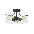 thumbnail image 1 of Delaney 3 Light Semi Flush Mount Clear, 1 of 1