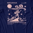 thumbnail image 3 of Disney Moana Ride Wave Pink Silhouette Women's T Shirt (Navy, S-XXL), 3 of 4