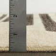 thumbnail image 5 of Mainstays Modern Diamond Soundwave Ivory Gray Indoor Accent Rug, 2'6" x 3'10", 5 of 9