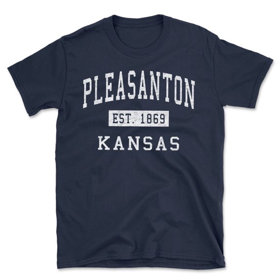 Pleasanton Kansas Classic Established Men's Cotton T-Shirt