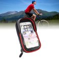 thumbnail image 1 of Water Proof Cycle Phone Front Frame Bag with Sunshade & Headphone Jack, Touch Screen Bike Bag for Outdoor, Dual Zipper Design for Easy Access, Organized Storage Space, 1 of 7