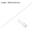 thumbnail image 2 of Unique Bargains Rigid Acrylic Pipes Round Tube 0.35" ID x 0.47" OD x 19.69" L, 2 of 5