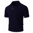 thumbnail image 3 of BLCHUNen Golf Shirts for Men Short Sleeve Button Turndown Collar Pullover Workout Business Casual Shirts with Pocket, 3 of 7