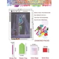 thumbnail image 3 of Pintura De Diamante 5D Tigre Y Gato Arte De Diamante Para Adultos, Kit De Diamante De Tigre Para Niños Completo, Diy Diamante Rhinestone Punto De Cruz Pintura De Cristal Decoración De Pared Rojo Verde Cocina, Decoración y Otros, 3 of 5