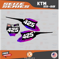 thumbnail image 2 of Kalair GFX Graphics Kit for Ktm 50SX MINI SX50 (2019) Seize Series, 2 of 5