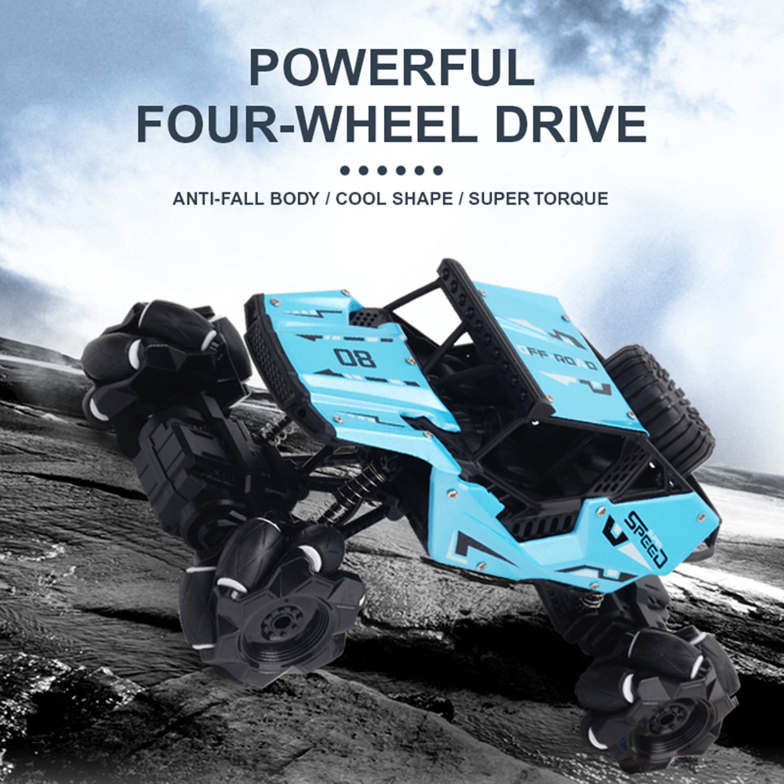 Buy RC Car Building Toy Kit DIY Remote Control Stunt Cars to Build