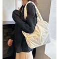 thumbnail image 5 of Kukuzhu Hobo Bags for Women Puffer Down Shouder Bag Soft Padding Top Handle Tote Bag, 5 of 7