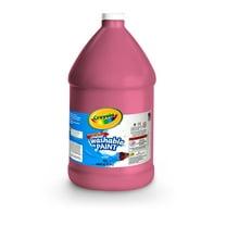 Crayola Red Washable Paint for Kids and Adults, 1 Gallon