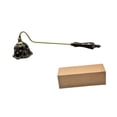 thumbnail image 1 of Apagavelas antiguo con mango largo ergonómico y cortador de mechas, metal decorativo Estilo C, 1 of 9