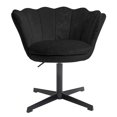 thumbnail image 5 of Impressions Vanity Melissa Swivel Modern Makeup Chair, 360 Degree Swivel Desk Chairs (Gray Velvet), 5 of 6