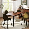 thumbnail image 2 of Homy Casa 63 inch Dining Set for 4, Large Table with Upholstered Chairs, 2 of 10