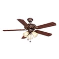 thumbnail image 1 of Ventilador De Techo Glendale 52" Bronce/Café 5 Aspas, 1 of 2