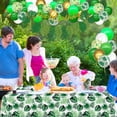 thumbnail image 5 of Tropical Balloons Arch Garland Kit Hawaiian Party Happy Birthday Banner Tropical Palm Leaves Tablecloth for Tropical Hawaii Aloha Luau Dinosaur Safari Baby Shower Wedding Theme Party Decorations, 5 of 7
