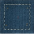 thumbnail image 2 of Safavieh Himalaya Yvonne Solid Wool Area Rug, Blue, 8' x 8' Square, 2 of 9