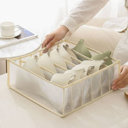 

〖Yilirongyumm〗 Storage Bins Underwear Compression Socks Storage Panties Box Box Collapsible Bra Storage Housekeeping & Organizers