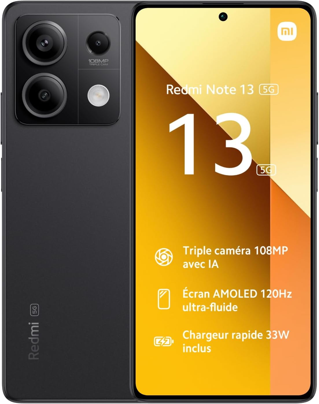 Xiaomi Redmi Note 13 5G + 4G LTE (256GB + 8GB) 6.67