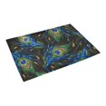 thumbnail image 3 of MKHERT Peacock Feather Doormat Rug Home Decor Floor Mat Bath Mat 23.6x15.7 inch, 3 of 3