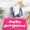 thumbnail image 4 of Hot Pink Hello Gorgeous Mat, 4 of 8