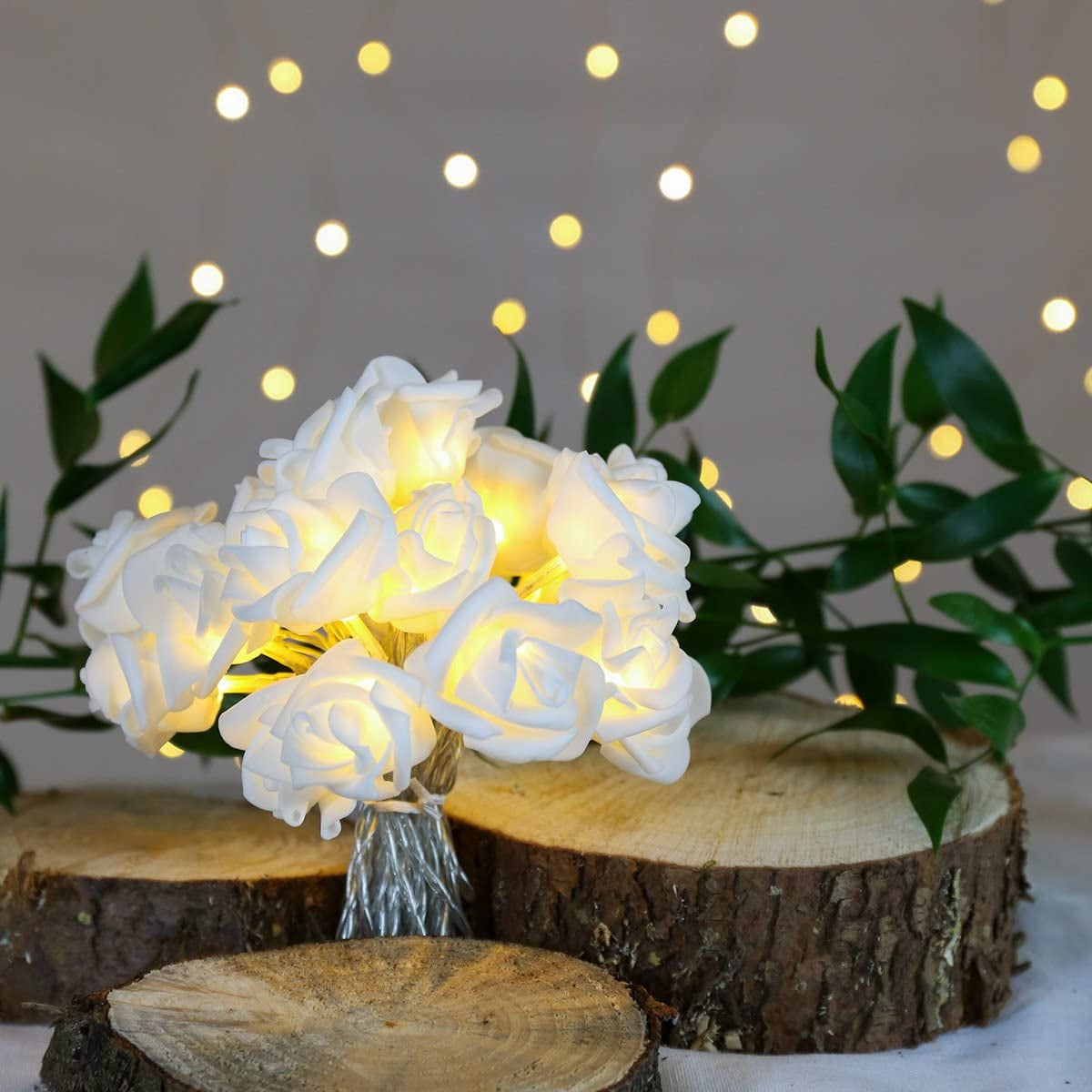Christmas Concepts LED Lichterkette Batteriebetrieben – 2 M Lang, 20 Weiße LEDs, Für Weihnachten, Hochzeit & Deko