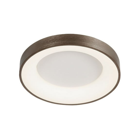 Justice Design Group Acr-4051-Opal Acryluxe 19" Wide Led Flush Mount Ceiling Fixture -
