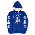 thumbnail image 3 of Crooks & Castles Men's Logo Graphic Pullover Fleece Hoodie Sweatshirt (X-Large, Money Bag - Blue), 3 of 3