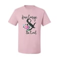 thumbnail image 2 of Wild Bobby, Have Courage & Be Kind Flower Artsy Gift Inspirational Pop Culture Men's Graphic T-Shirt, Light Pink, Medium, 2 of 3