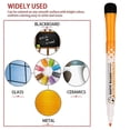 thumbnail image 3 of 8-Color Magnetic Whiteboard Markers with Eraser Cap - Colorful Dry Erase Markers Set for Kids & Calendar Boards, 3 of 5