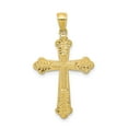 thumbnail image 1 of FB Jewels 10K Yellow Gold Budded Cross Pendant, 1 of 3