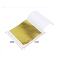 thumbnail image 2 of 100 hojas de papel de aluminio dorado de imitación, hojas doradas, decoraciones de papel artesanal para manualidades, 2 of 5