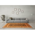 thumbnail image 3 of Ahgly Company Indoor Rectangle Oriental Orange Industrial Area Rugs, 3' x 5', 3 of 4