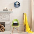 thumbnail image 4 of Wall Clock, Brown Wooden Board Silent Non Ticking Battery Operated Round Decorative Indoor Outdoor Clocks for Living Room Kitchen Bedroom Bathroom Patio 12", 4 of 6