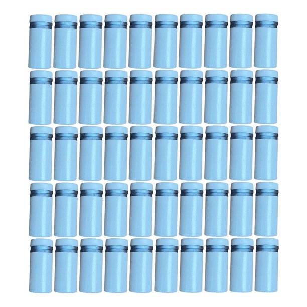 50 piezas de pernos de fijación para publicidad de montaje en pared, tornillos publicitarios versátiles