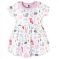 thumbnail image 3 of Hudson Baby Infant and Toddler Girl Cotton Short-Sleeve Dresses 2pk, Woodland Fox, 12-18 Months, 3 of 3