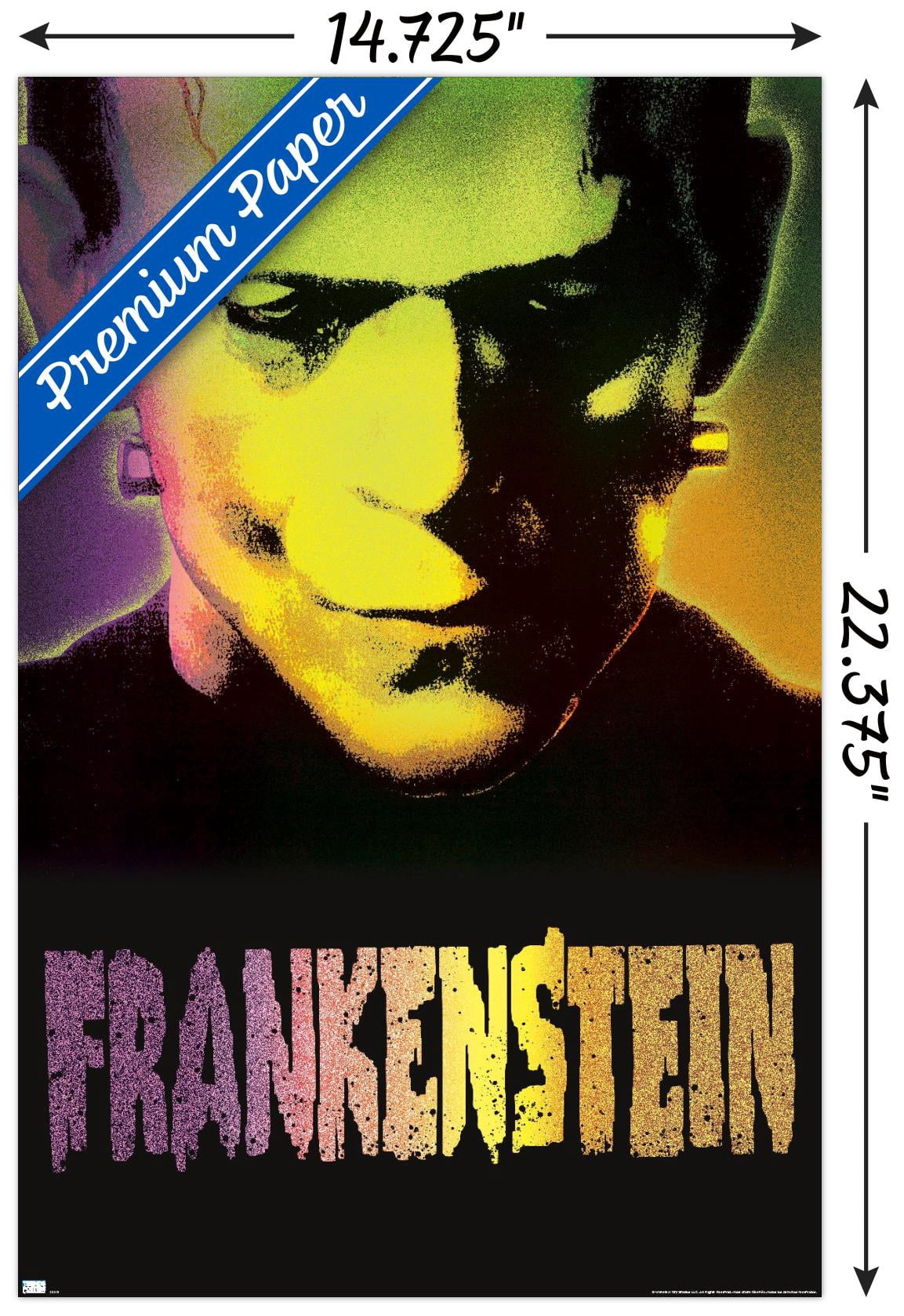 Frankenstein - Close-Up Wall Poster, 14.725" x 22.375"