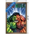 thumbnail image 3 of Marvel Comics - Red Hulk - Cover #30 Wall Poster, 14.725" x 22.375", Framed, 3 of 3