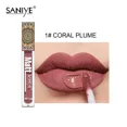 thumbnail image 3 of Waterproof Matte Nude Lip Gloss Brown Nude Pigment Dark Red Long Lasting Velvet Liquid Lipstick Women Makeup Lip Glaze 1PCS, 3 of 5