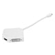 thumbnail image 2 of Mini DP a VGA/HDMI/DVI Conveter 3 en 1 Adaptador electrónico de vídeo 1080P Blanco B0404, 2 of 8