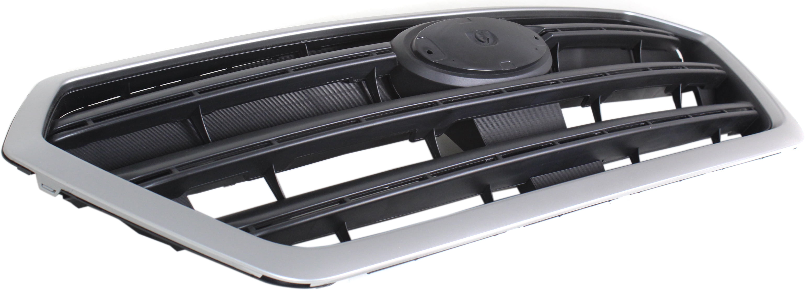 Grille Assembly Compatible With 2015-2017 Subaru Legacy Textured Gray Shell and Insert CAPA Certified