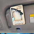 thumbnail image 5 of Personalized Dad Car Photo Frame Visor Clip, Custom Name I hooked the best Father's Day Gift Visor Clip, Fridge Photo Magnet, Wallet Size Photo Frame, 5 of 5