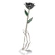 thumbnail image 1 of Long Stem Dipped 24k Gold Trim Red Rose In Gold Gift Box with stand (black rose with stand), 1 of 3