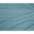 thumbnail image 4 of oneOone Polyester Lycra Bleu Sarcelle Tissu Abstractions Matière de Robe Tissu Imprimé Tissu au Yard 56 Pouces de Large, 4 of 4
