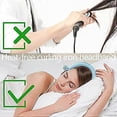 thumbnail image 3 of Rizador de pelo sin calor para cabello largo, forma ondas durante la noche, rizador antideslizante, juego de varillas azules, 3 of 5