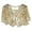 Apricot, variant on Solid Sequins Fragmented Tippets Ethnic Styles Beads Lace Tippets Fashion Elegant Capes for Casual or Party Wear