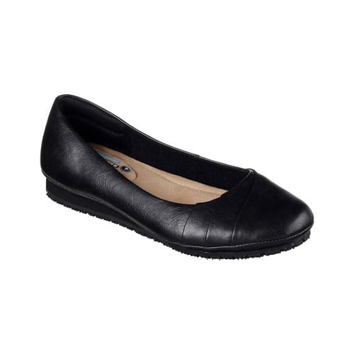 skechers leather flats